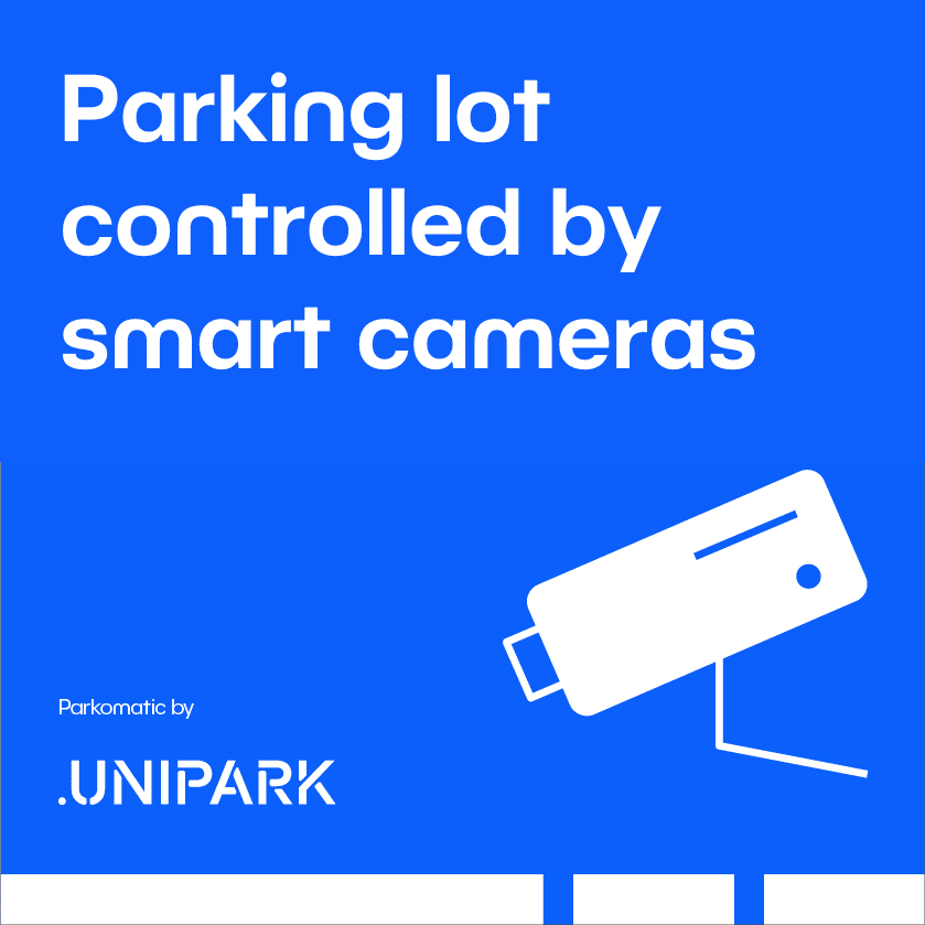 Parking lot controlled by smart cameras